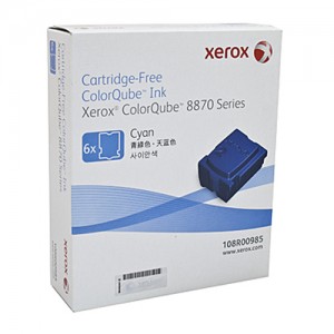 Genuine Xerox CQ8870 Cyan Ink Sticks - 6 pack = 17,300 pages