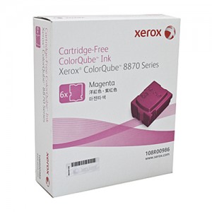 Genuine Xerox CQ8870 Magenta Ink Sticks - 6 pack = 17,300 pages