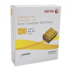 Genuine Xerox CQ8870 Yellow Ink Sticks - 6 pack = 17,300 pages