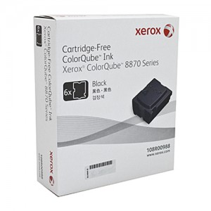 Genuine Xerox CQ8870 Black Ink Sticks - 6 pack = 16,700 pages