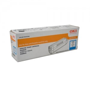 Genuine Oki C612 Cyan Toner - 6,000 pages