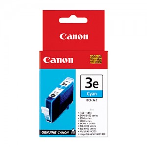 Genuine Canon BCI-3eC Cyan Ink tank - 280 pages
