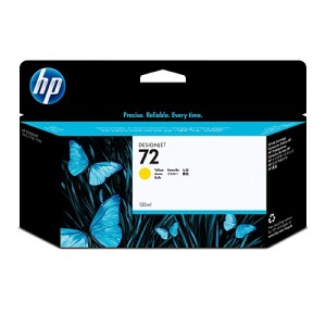 Genuine HP #72 Yellow Ink Cartridge -