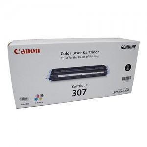 Genuine Canon CART307BK Black Toner Cartridge for LBP5000 - 2,500 pages