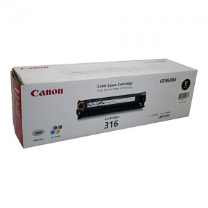 Genuine Canon CART316BK Black Toner Cartridge for LBP5050N - 2,500 pages