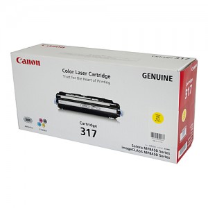 Genuine Canon CART317Y Yellow Toner Cartridge for LBP8450 - 4,000 pages