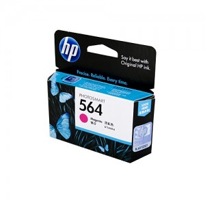 Genuine HP #564 Magenta Ink Cartridge - 300 pages