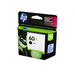 Genuine HP #60 Black XL ink Cartridge - 600 pages