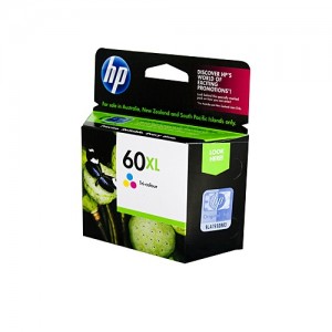 Genuine HP #60 Colour XL ink Cartridge - 440 pages
