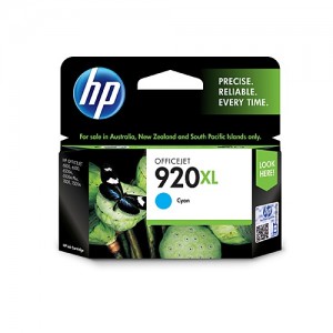 Genuine HP #920XL Cyan High Yield Ink Cartridge - 700 pages