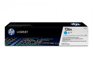 Genuine HP CE311A No.126A Cyan Toner Cartridge - 1,000 pages
