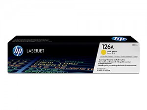 Genuine HP CE312A No.126A Yellow Toner Cartridge - 1,000 pages