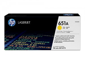 Genuine HP CE342A No.651A Yellow Toner Cartridge - 16,000 pages