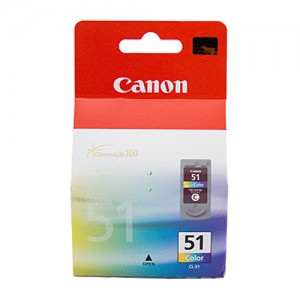 Genuine Canon CL-51 FINE Colour Ink Cartridge High Yield - 545 pages