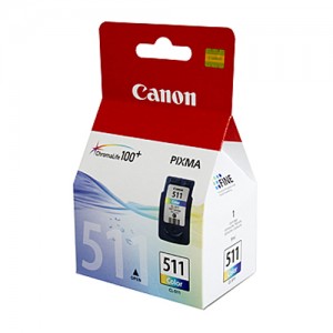 Genuine Canon CL-511 Colour Ink Cartridge - 244 pages