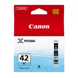 Genuine Canon CLI42 Photo Cyan Ink Cartridge - 60 pages A3+