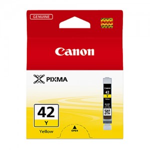Genuine Canon CLI42 Yellow Ink Cartridge - 51 pages A3+
