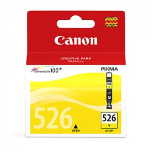 Genuine Canon CLI-526 Yellow Ink Cartridge  - 450 pages