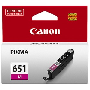 Genuine Canon CLI-651 Magenta Ink Cartridge - 319 A4 pages