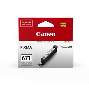 Genuine Canon CLI671 Grey Ink Cartridge