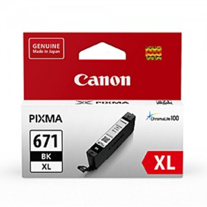 Genuine Canon CLI671XL Black Ink Cartridge