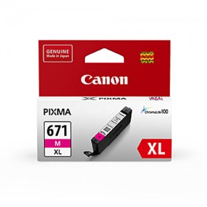 Genuine Canon CLI671XL Magenta Ink Cartridge