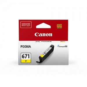 Genuine Canon CLI671 Yellow Ink Cartridge