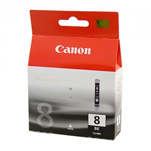 Genuine Canon CLI-8BK Photo Black Ink Tank - 65 pages