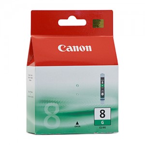 Genuine Canon CLI-8G Green Ink Tank - 52 pages
