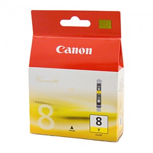 Genuine Canon CLI-8Y Yellow Ink Tank - 40 pages