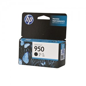 Genuine HP #950 Black Ink Cartridge - 1,000 pages