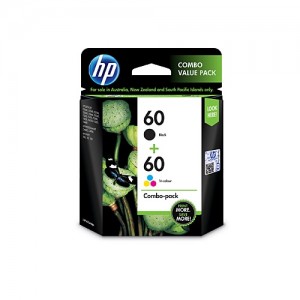 Genuine HP #60 Black and Colour ink Cartridge - Black, 200 pages Colour, 165 pages