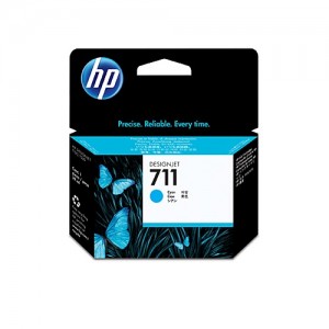 Genuine HP No 711 29ml Cyan Ink Cartridge -