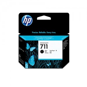 Genuine HP No 711 80ml Black Ink Cartridge -