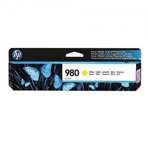 Genuine HP #980 Yellow Ink Cartridge - 6,600 pages