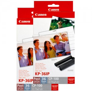 Genuine Canon KP36IP Ink & Paper - 36 Sheet Pack (6" x 4") - 36 sheets