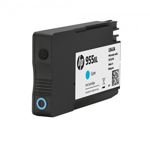 Genuine HP #955XL Cyan Ink Cartridge - 1,600 pages