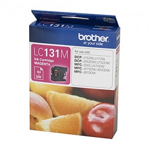 Genuine Brother LC-131 Magenta Ink Cartridge - up to 300 pages