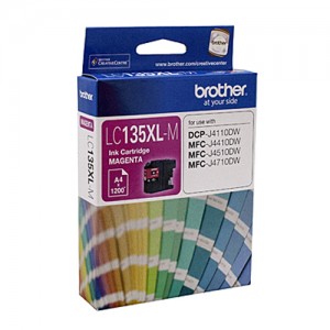 Genuine Brother LC-135XL Magenta Ink Cartridge - up to 1200 pages