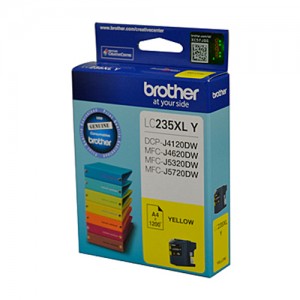 Genuine Brother LC-235XL Yellow Ink Cartridge - 1200 pages