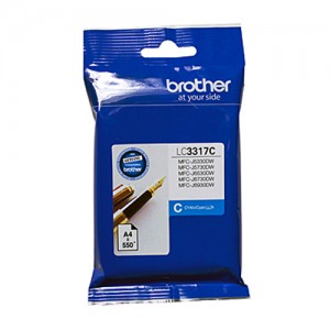 Genuine Brother LC3317 Cyan Ink Cartridge - 550 pages