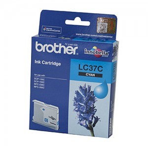 Genuine Brother LC-37C Cyan Ink Cartridge - 300 pages