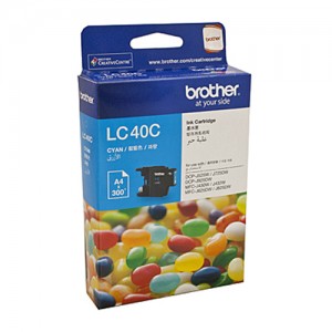 Genuine Brother LC-40C Cyan Ink Cartridge - 300 pages