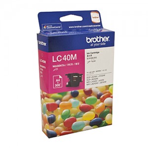 Genuine Brother LC-40M Magenta Ink Cartridge - 300 pages