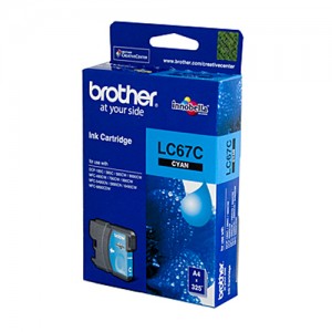 Genuine Brother LC-67C Cyan Ink Cartridge - 325 pages