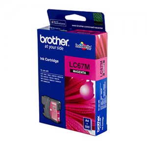 Genuine Brother LC-67M Magenta Ink Cartridge - 325 pages