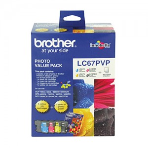 Genuine Brother LC67 Photo Value Pack - refer to singles