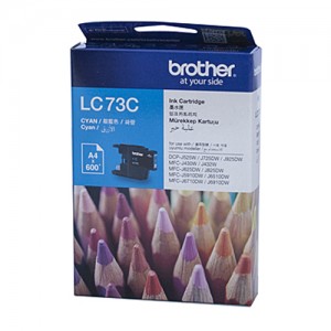 Genuine Brother LC-73 Cyan Ink Cartridge - 600 pages