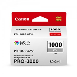 Genuine Canon PFI1000 Grey Ink Cartridge
