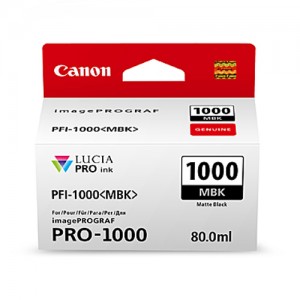 Genuine Canon PFI1000 Matt Black Ink Cartridge